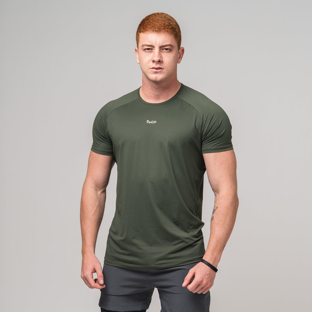 Camiseta Poliamida New Tenacity Verde Musgo