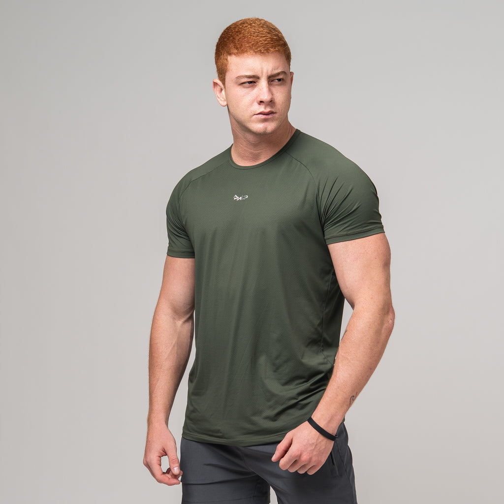 Camiseta Poliamida New Tenacity Verde Musgo