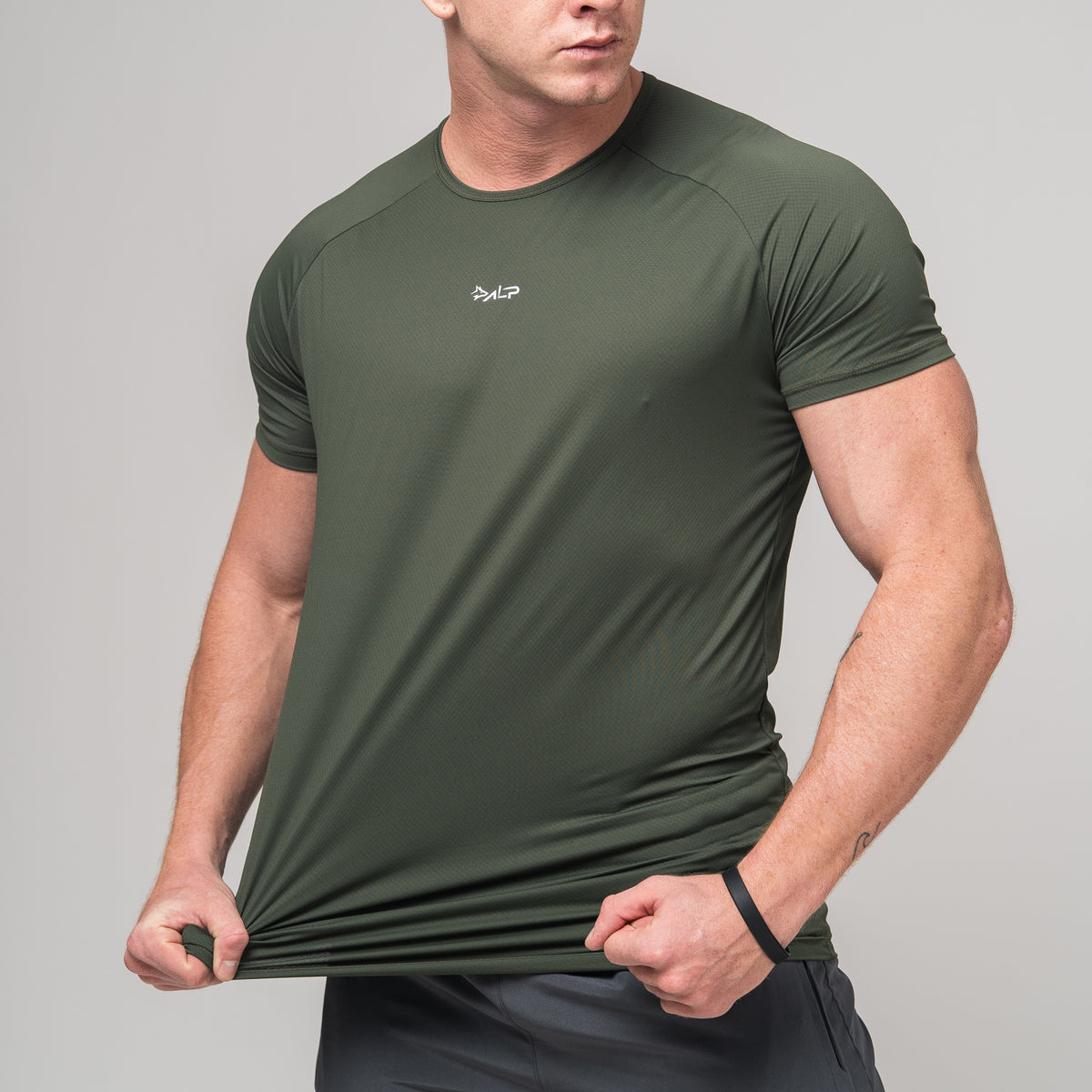 Camiseta Poliamida New Tenacity Verde Musgo