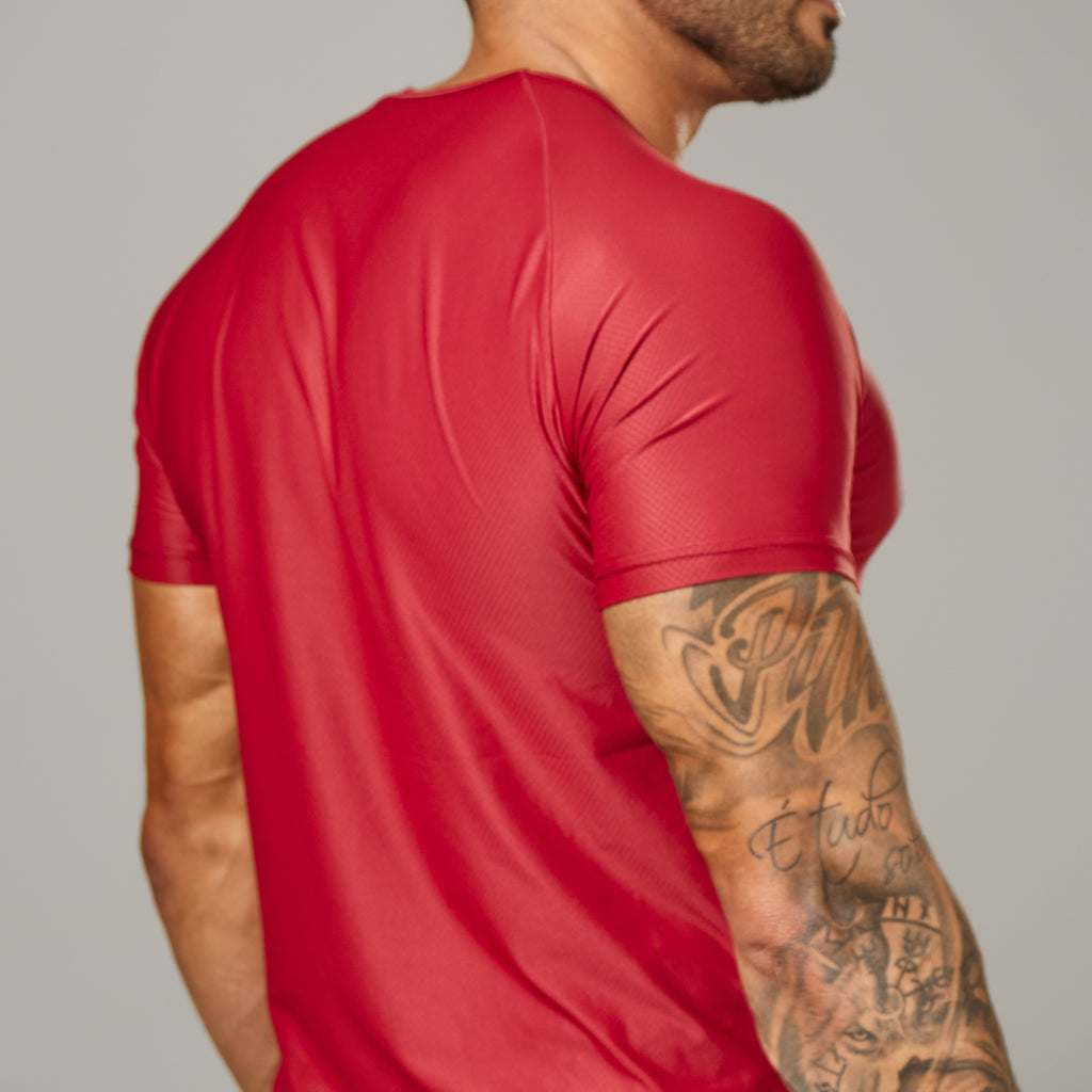Camiseta Poliamida New Tenacity Vermelho Biking