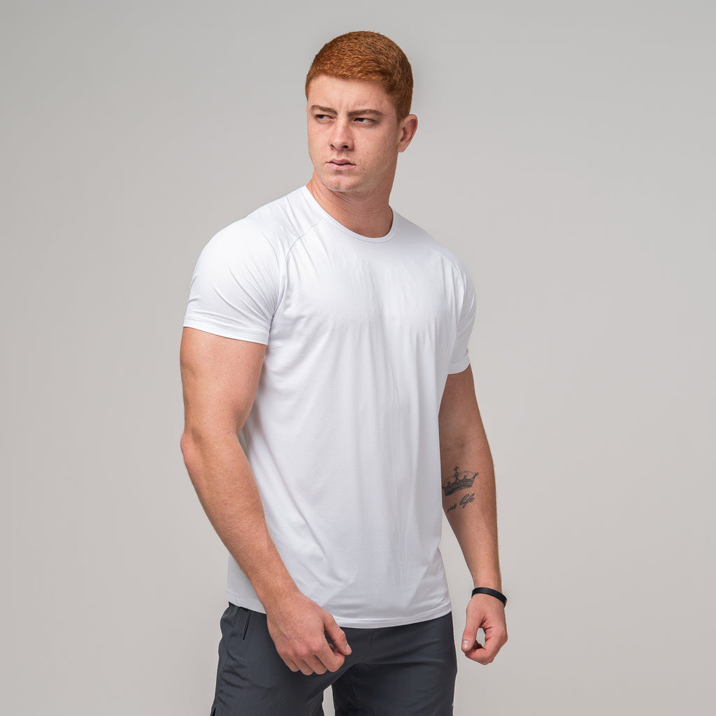 Camiseta Poliamida Side Fluid Branco