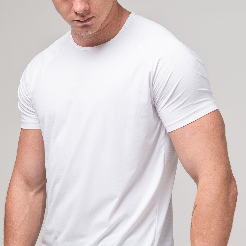 Camiseta Poliamida Side Fluid Branco