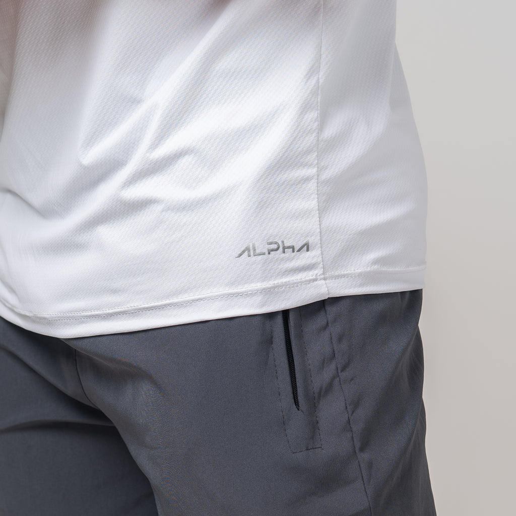 Camiseta Poliamida Side Fluid Branco