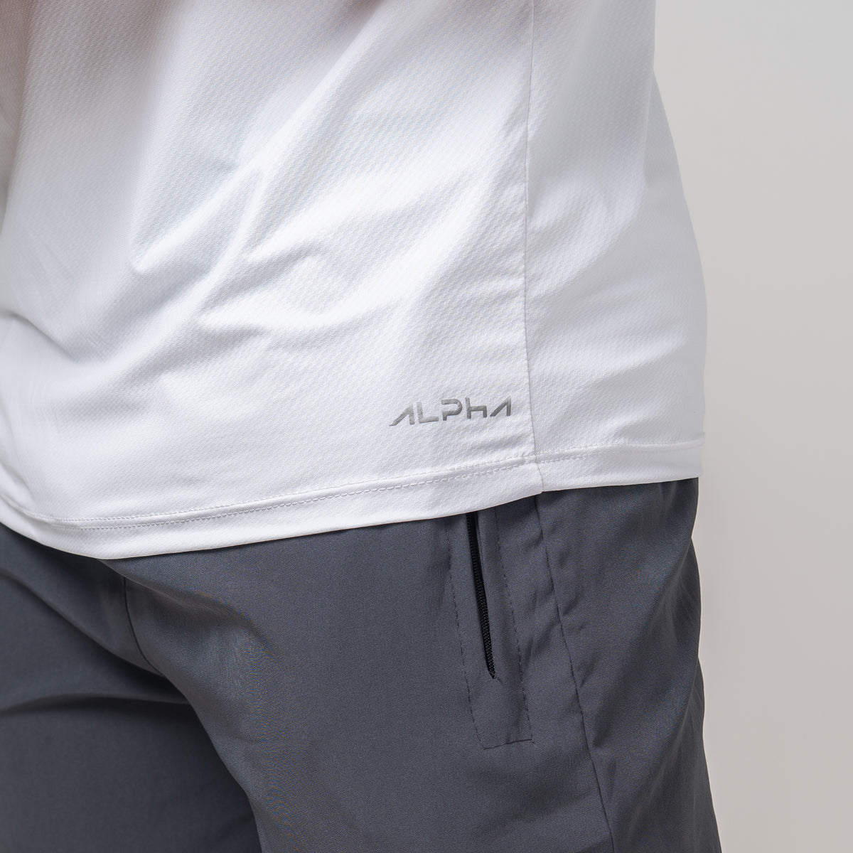 Camiseta Poliamida Side Fluid Branco