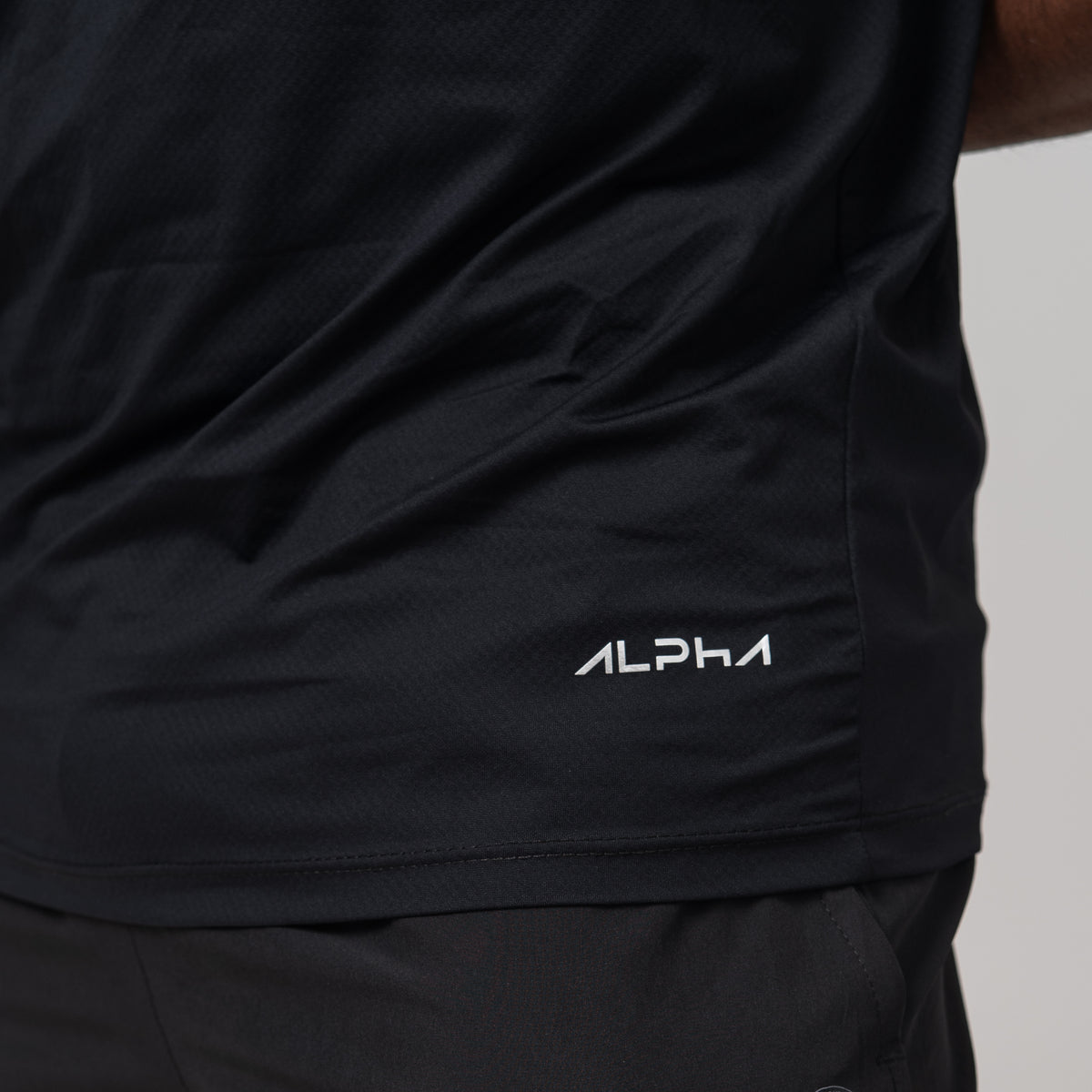 Camiseta Poliamida Side Fluid Preto