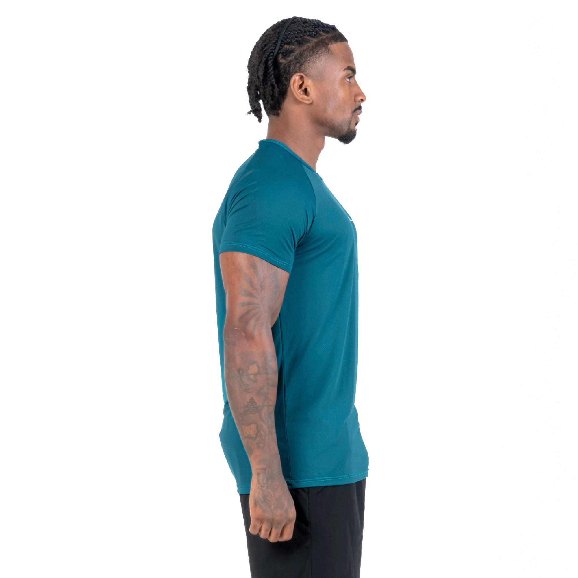 Camiseta Poliamida Tenacity Pulse Verde Profundo