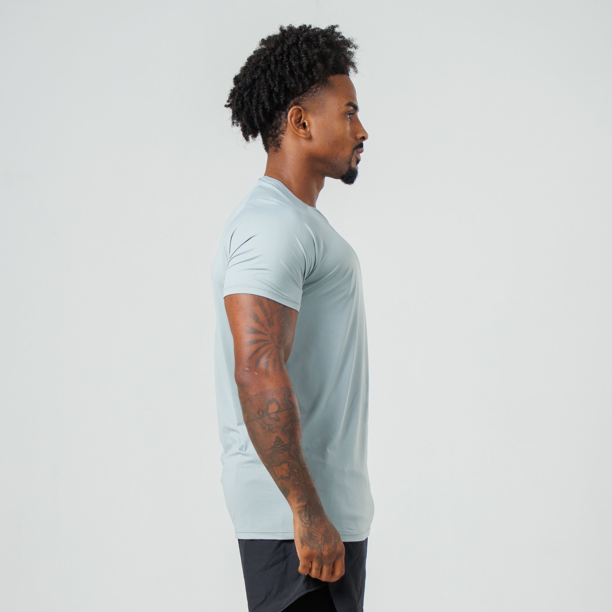 Camiseta Poliamida Thermo Fluid Cinza Gelo