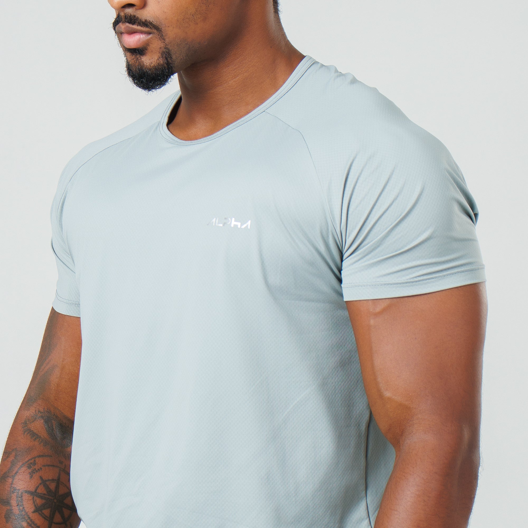 Camiseta Poliamida Thermo Fluid Cinza Gelo