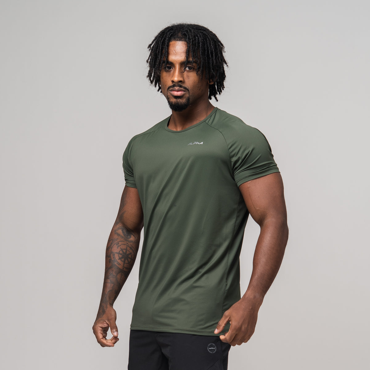 Camiseta Poliamida Thermo Fluid Verde Musgo