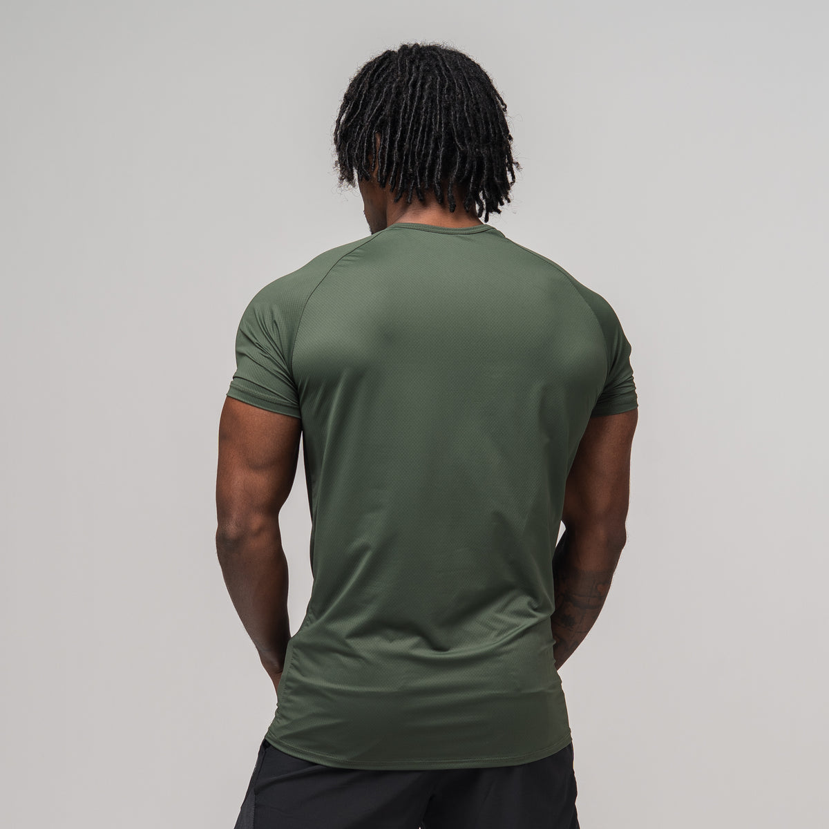 Camiseta Poliamida Thermo Fluid Verde Musgo