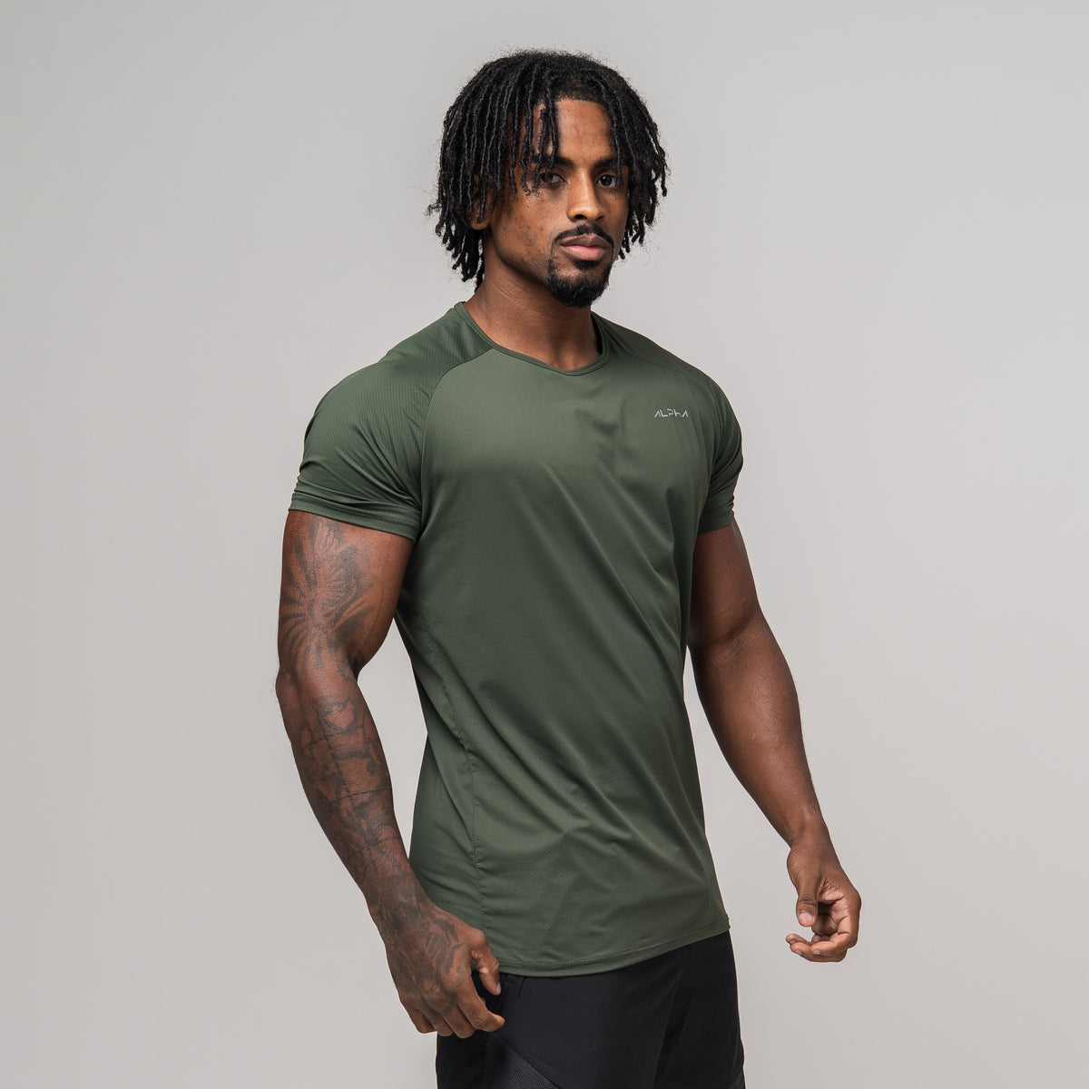 Camiseta Poliamida Thermo Fluid Verde Musgo