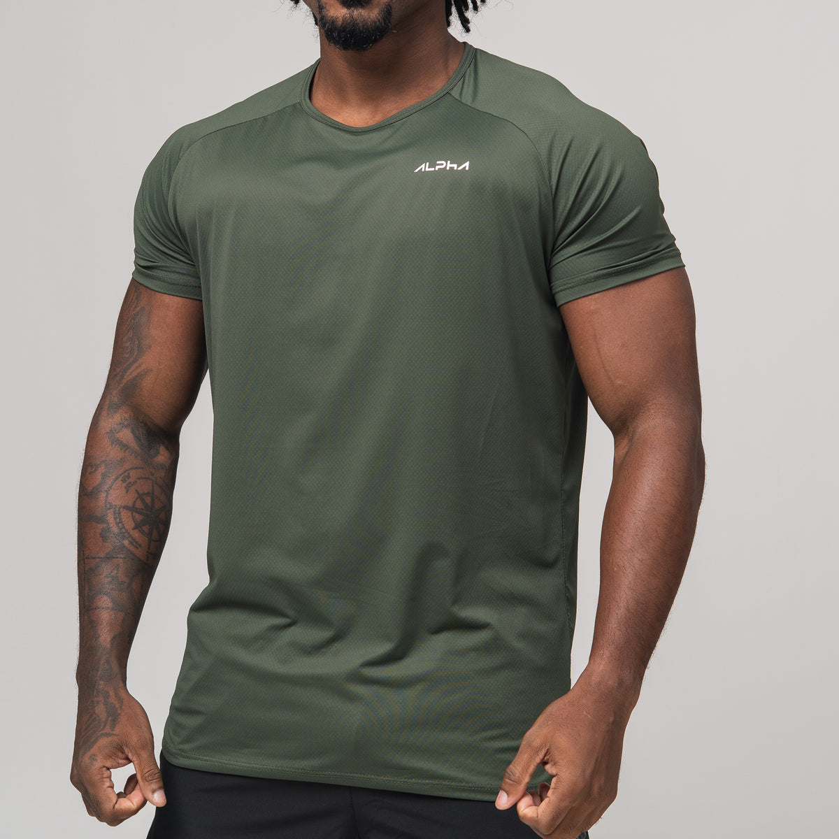 Camiseta Poliamida Thermo Fluid Verde Musgo
