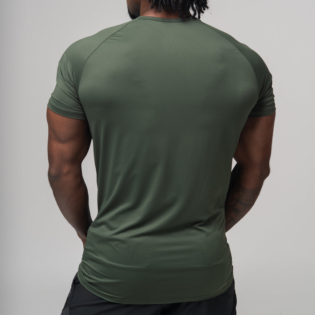 Camiseta Poliamida Thermo Fluid Verde Musgo
