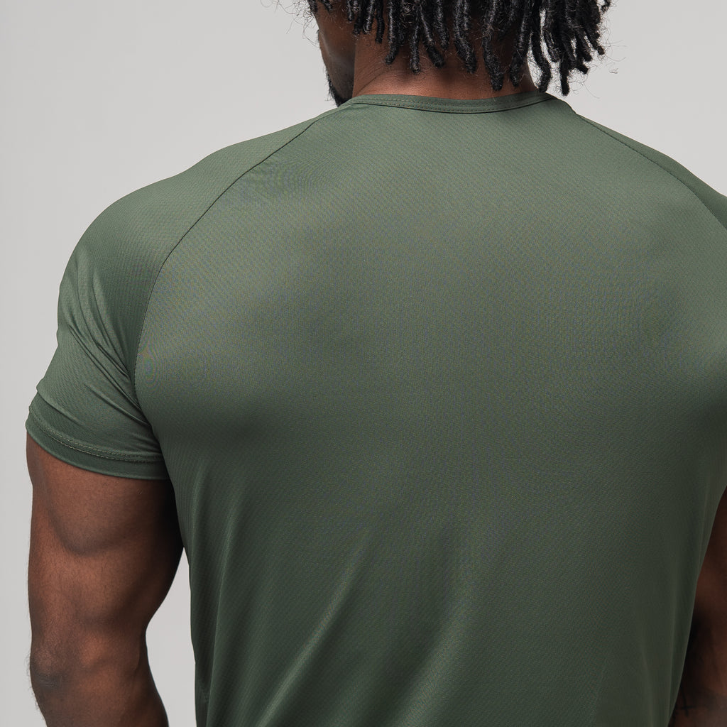 Camiseta Poliamida Thermo Fluid Verde Musgo