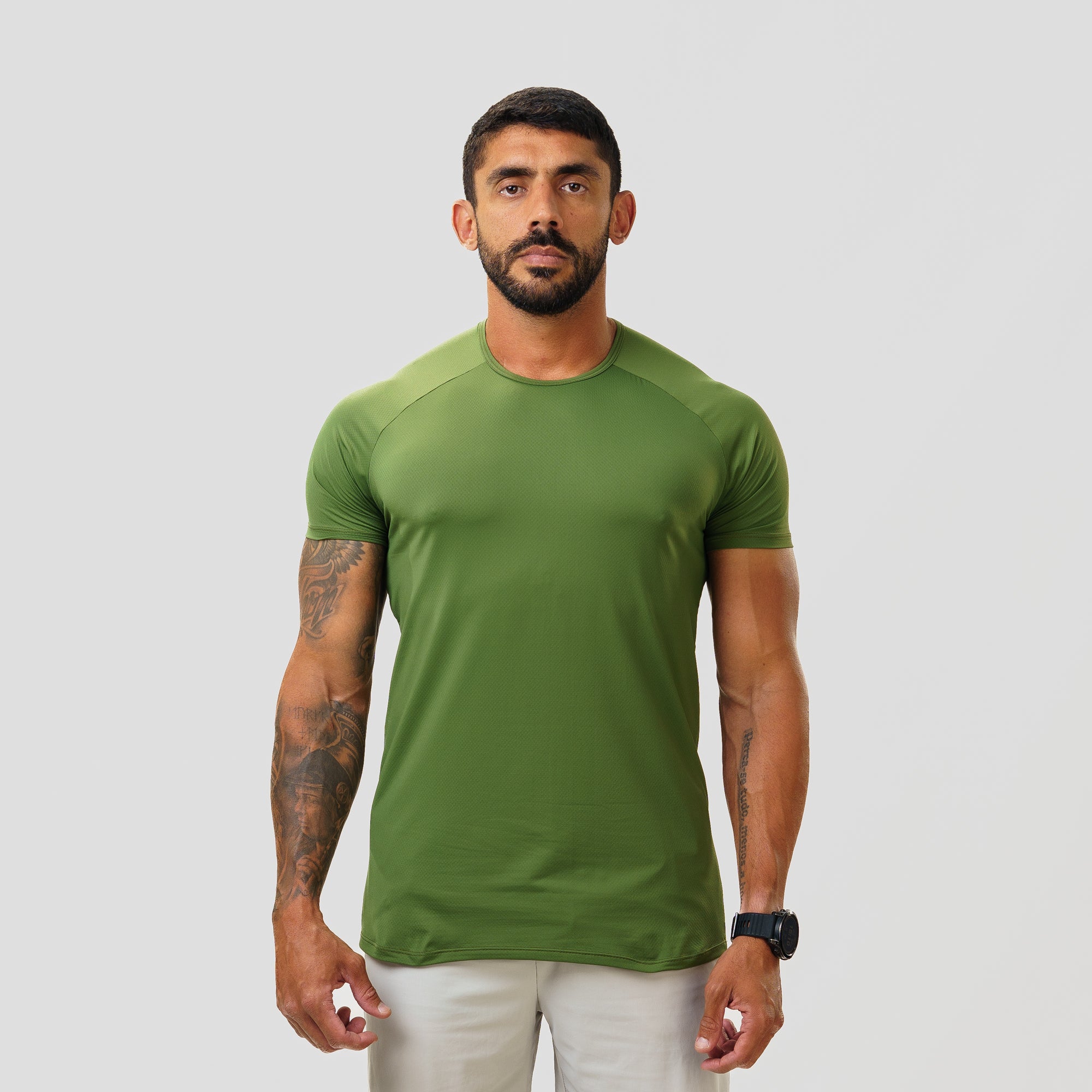 Camiseta Poliamida Thermo Lupus Verde Oliva