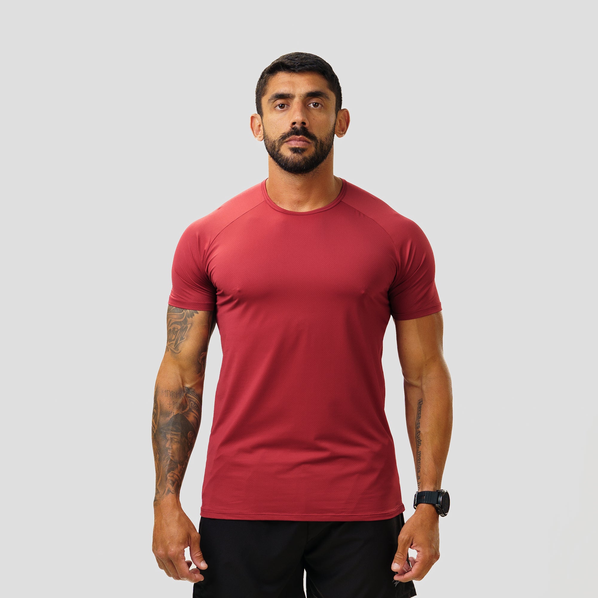 Camiseta Poliamida Thermo Lupus Vermelho Acerola