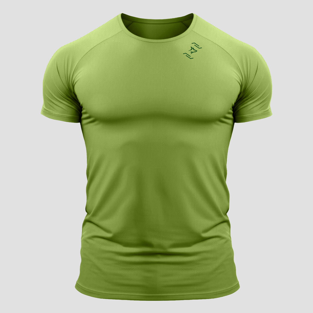 Camiseta Poliamida Wave Lupus Verde Menta