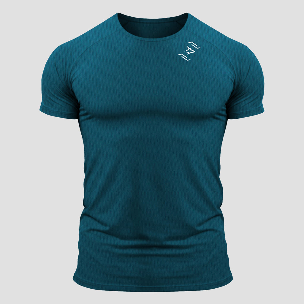 Camiseta Poliamida Wave Lupus Verde Profundo