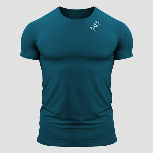 Camiseta Poliamida Wave Lupus Verde Profundo