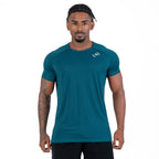 Camiseta Poliamida Wave Lupus Verde Profundo