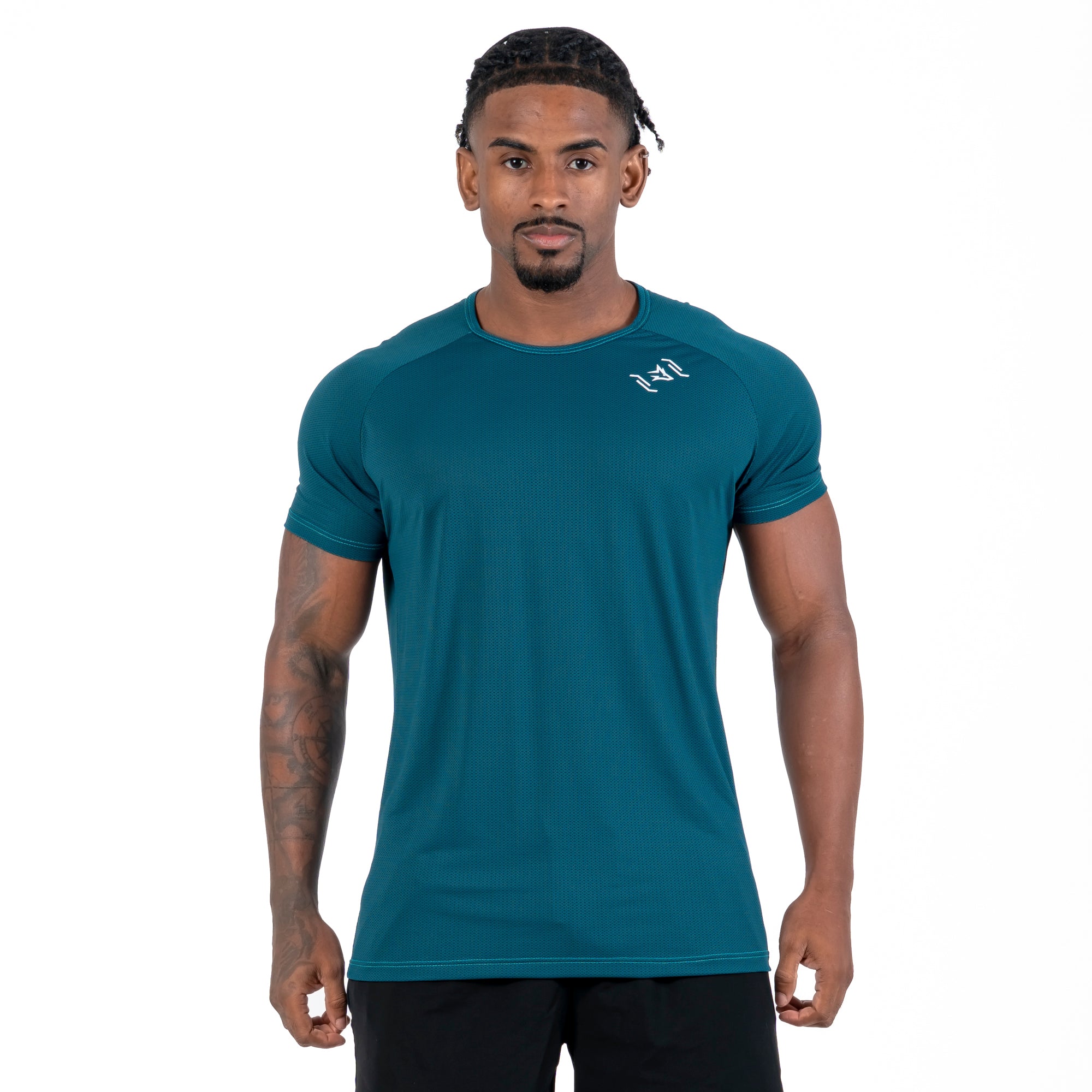Camiseta Poliamida Wave Lupus Verde Profundo