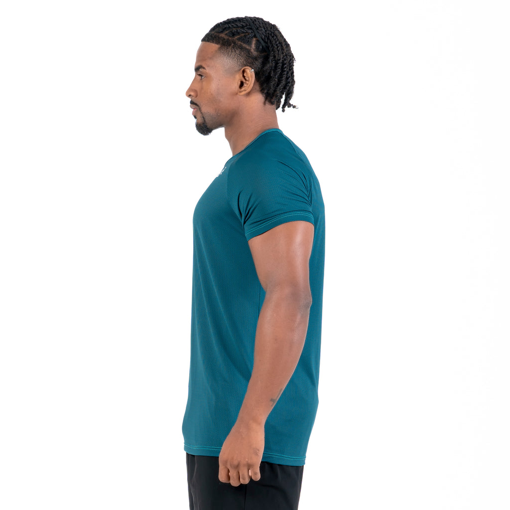 Camiseta Poliamida Wave Lupus Verde Profundo