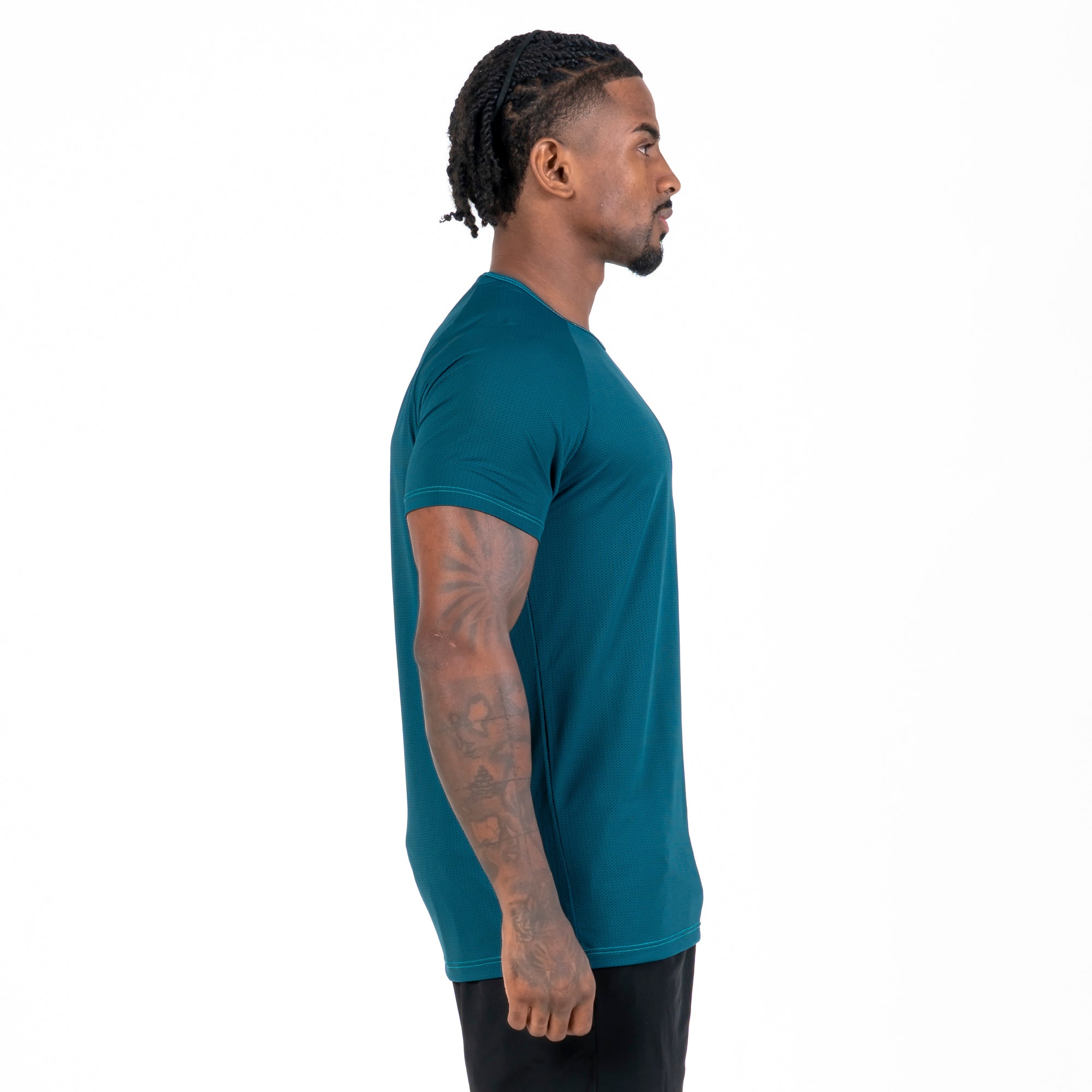 Camiseta Poliamida Wave Lupus Verde Profundo