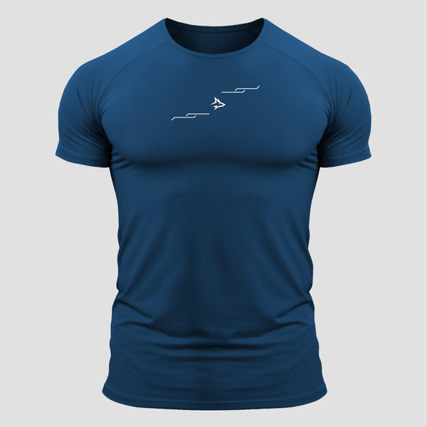 Camiseta Poliamida Wave Move Azul Noturno