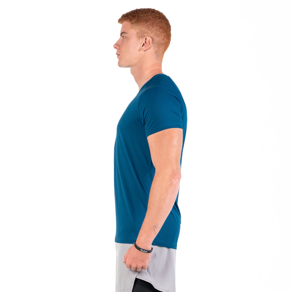 Camiseta Poliamida Wave Move Azul Noturno