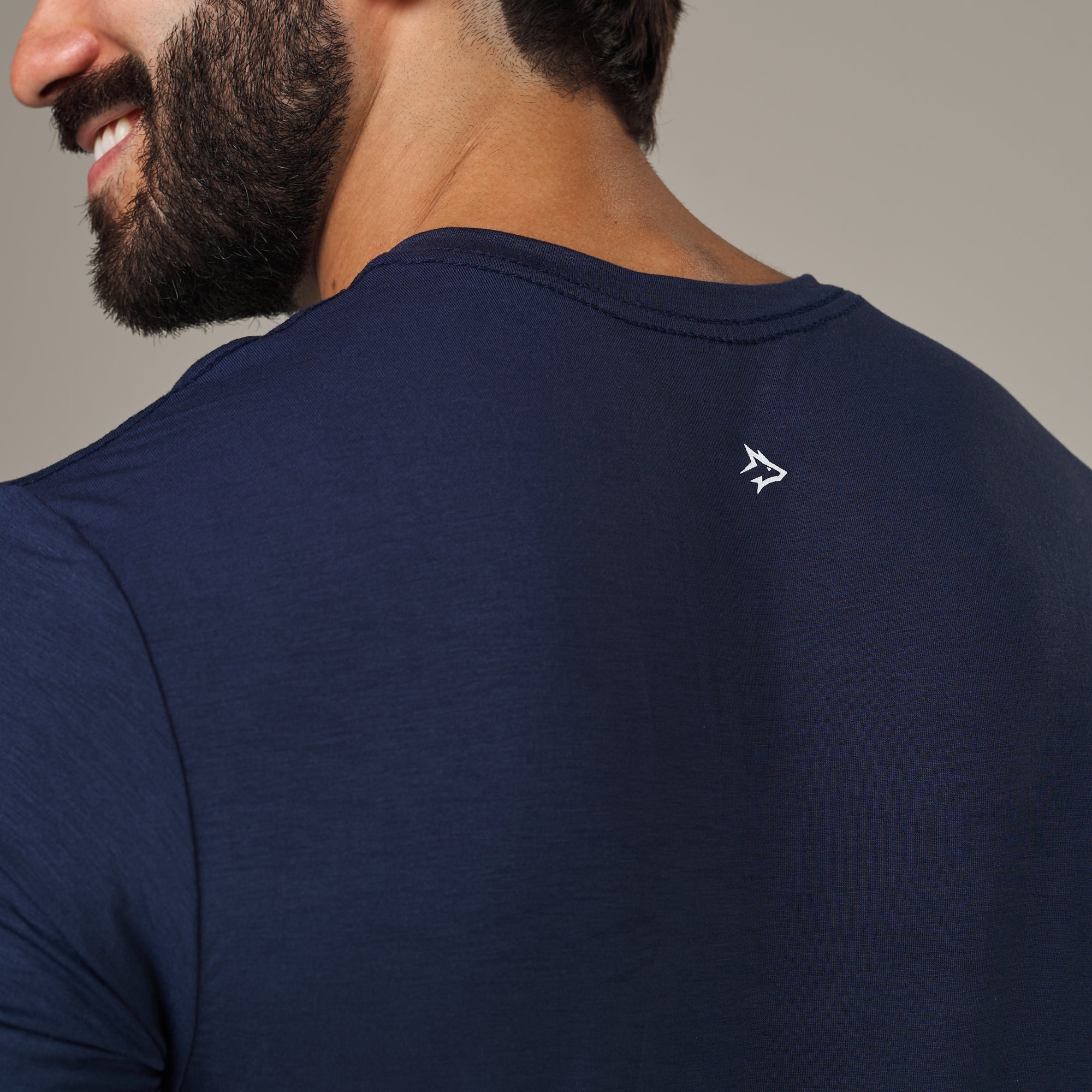 Camiseta Tech Lupus Back Azul Marinho
