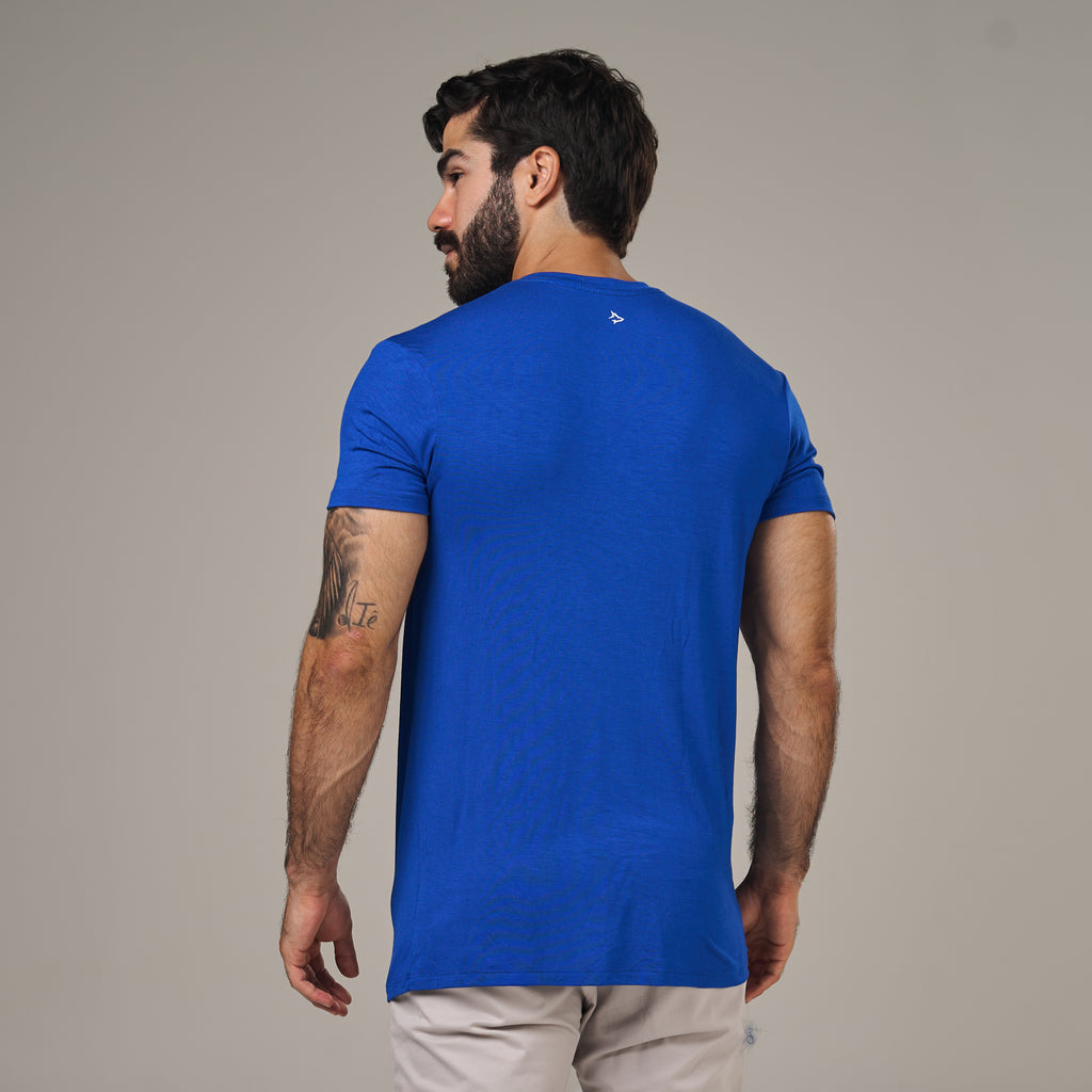 Camiseta Tech Lupus Back Azul Royal