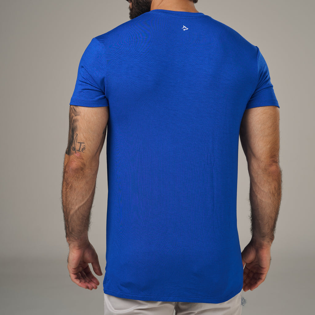 Camiseta Tech Lupus Back Azul Royal