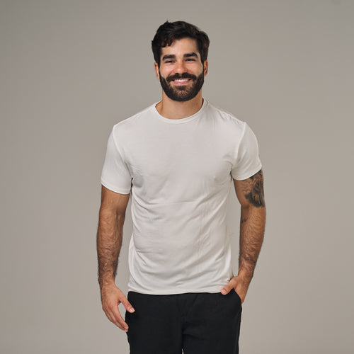 Camiseta Tech Lupus Back Off White