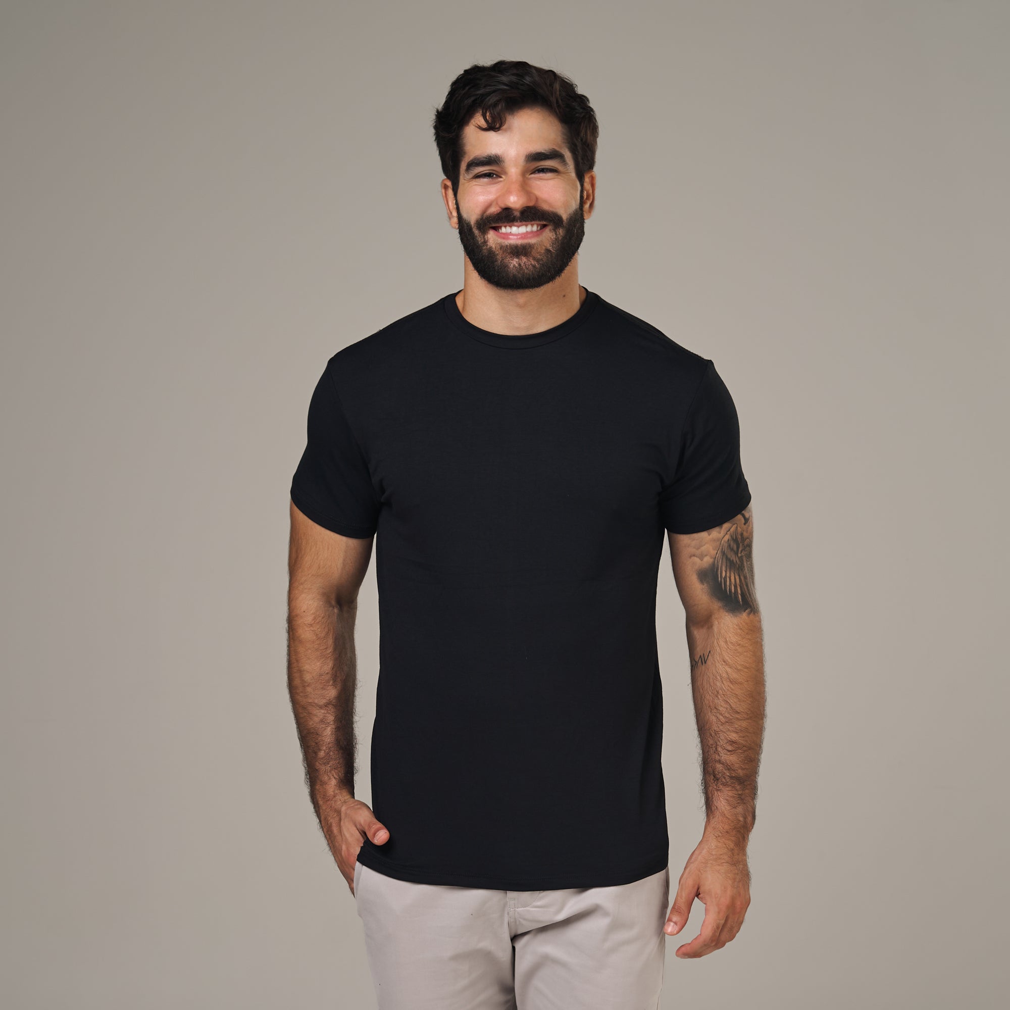 Camiseta Tech Lupus Back Preto