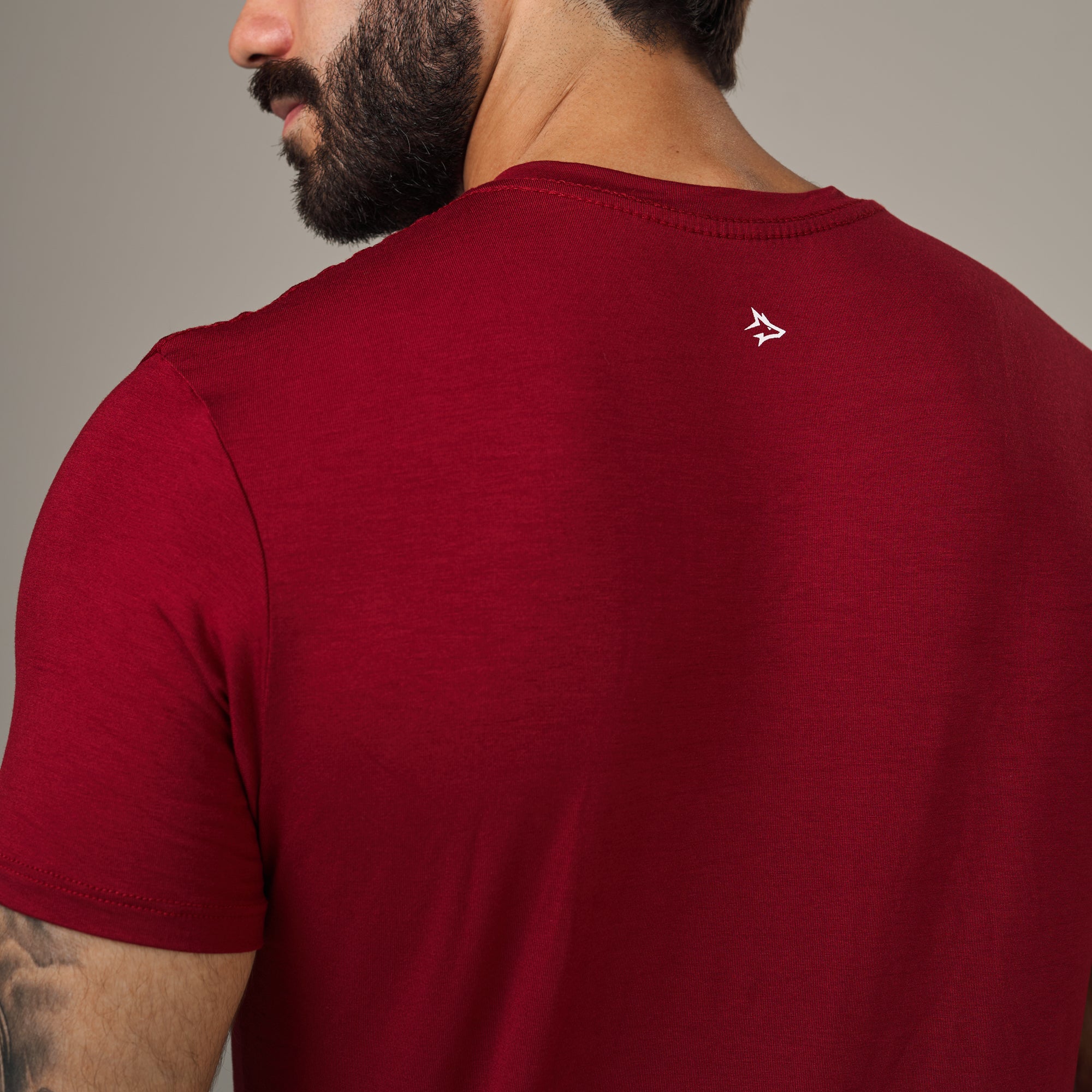 Camiseta Tech Lupus Back Vermelho Carmim