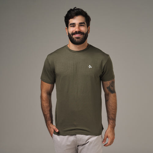 Camiseta Tech Lupus Verde Militar