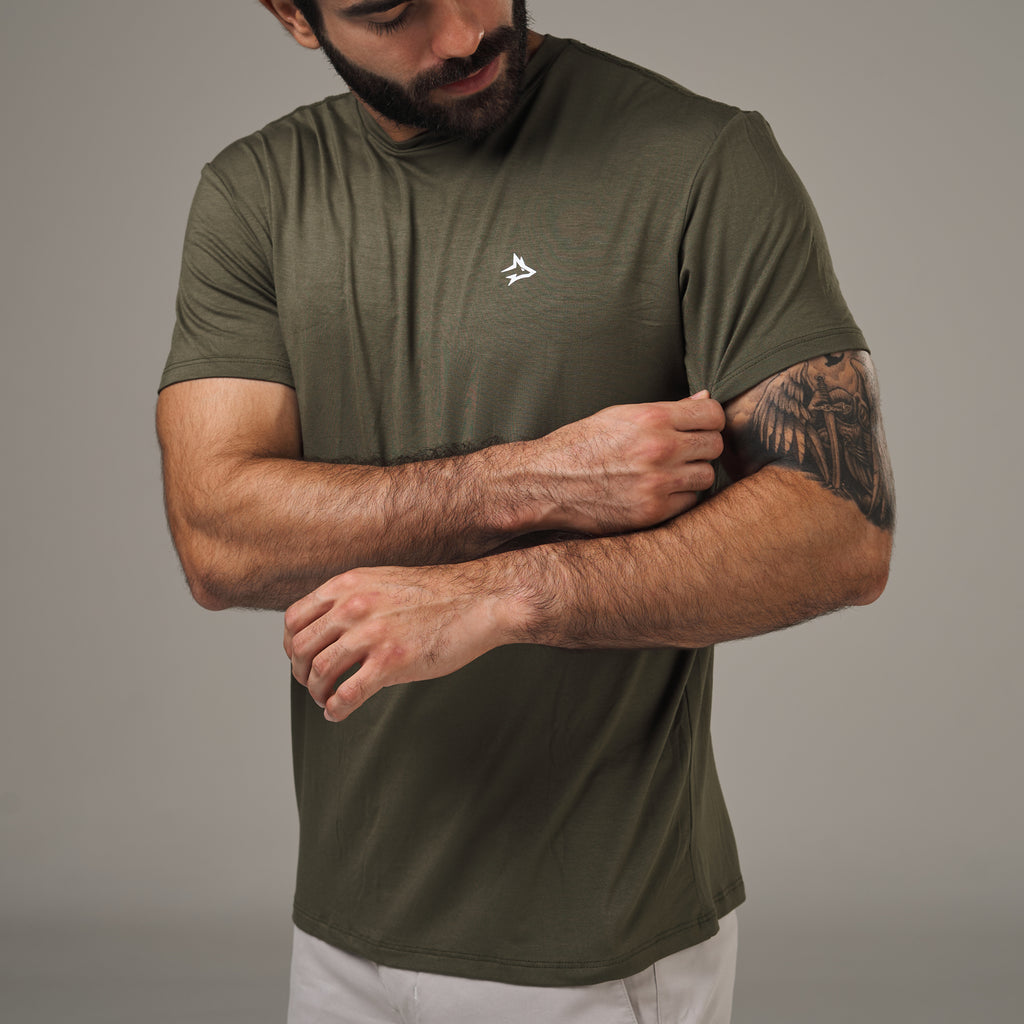 Camiseta Tech Lupus Verde Militar