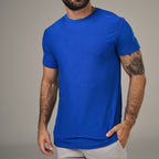 Camiseta Tech New Horizon Back Azul Royal