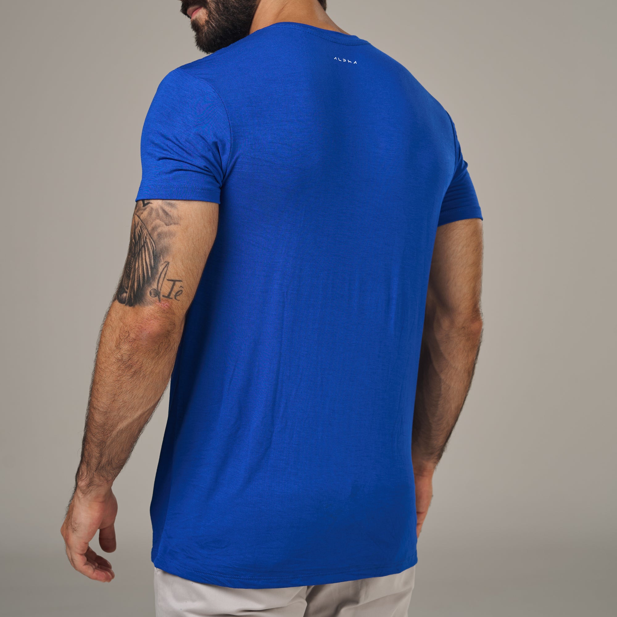 Camiseta Tech New Horizon Back Azul Royal