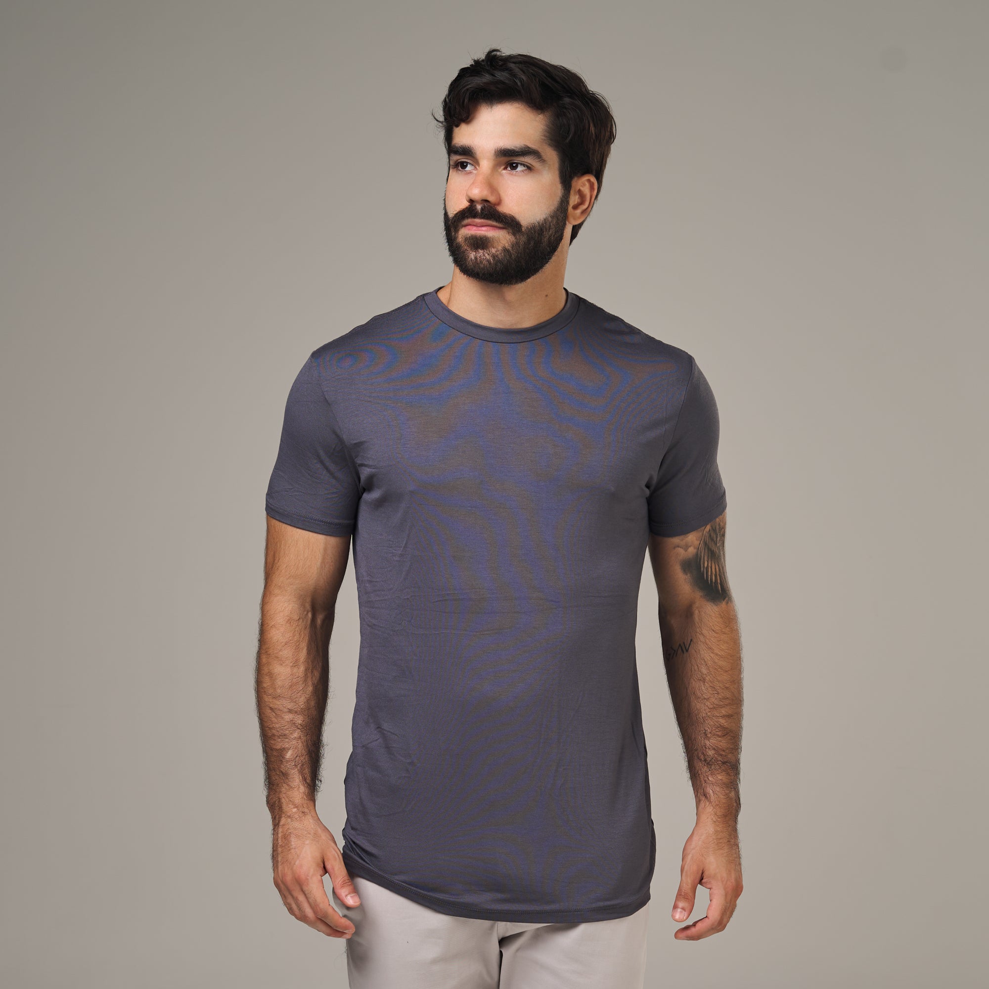 Camiseta Tech New Horizon Back Grafite