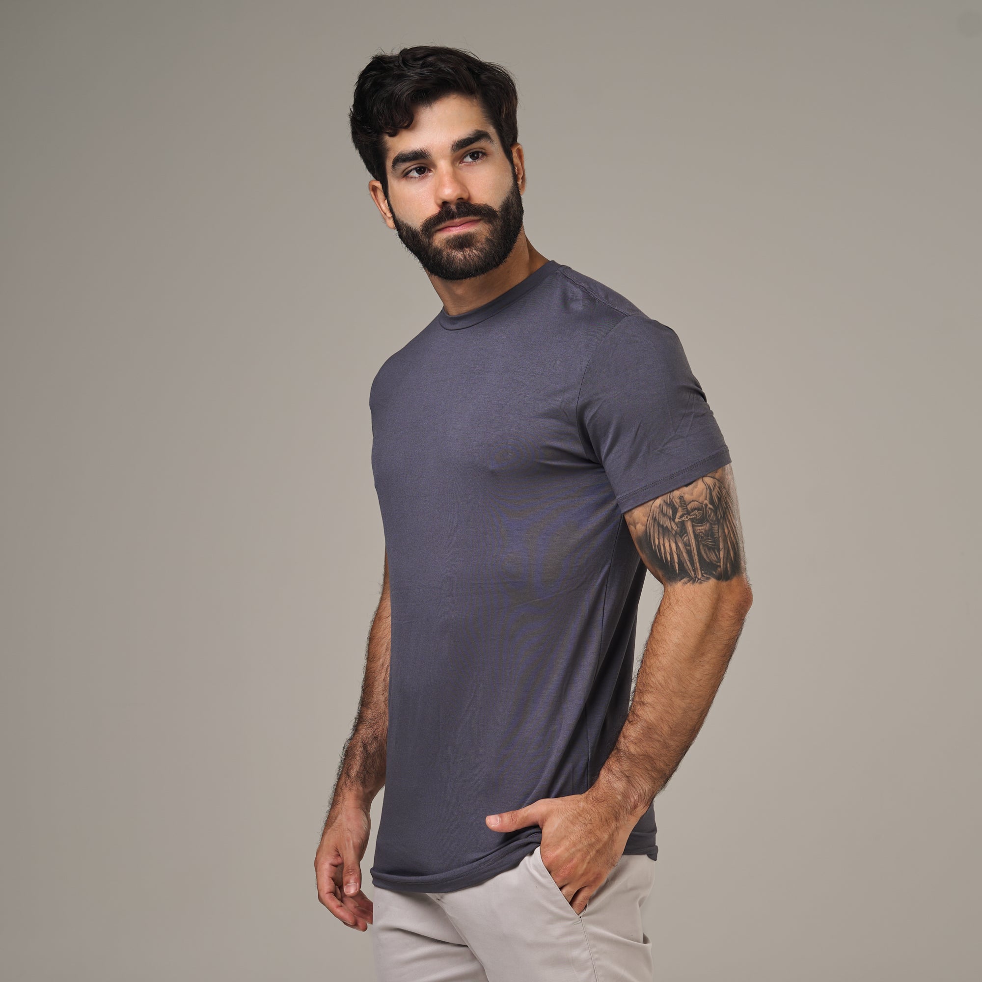 Camiseta Tech New Horizon Back Grafite