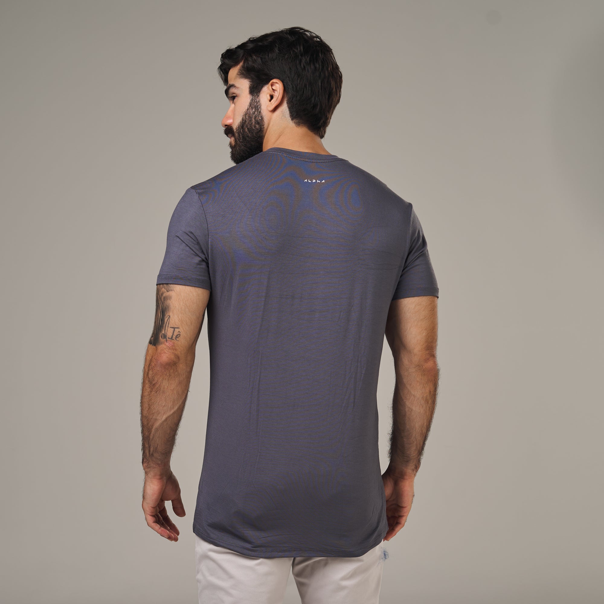 Camiseta Tech New Horizon Back Grafite