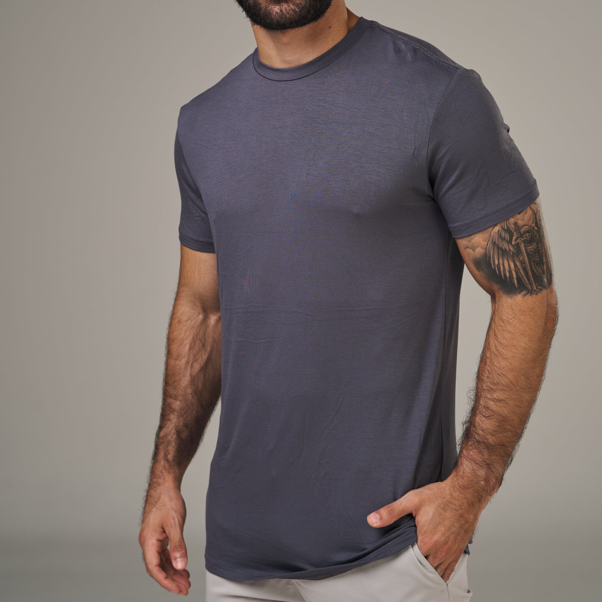 Camiseta Tech New Horizon Back Grafite