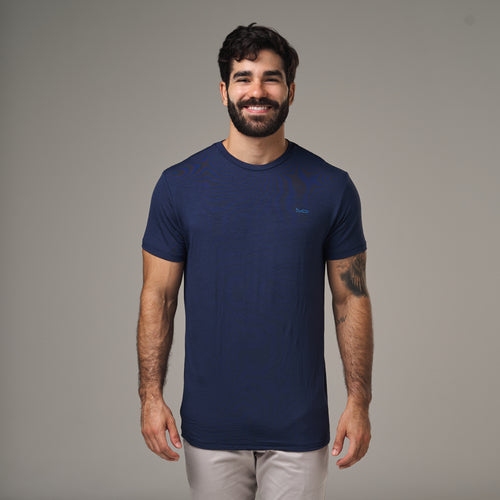 Camiseta Tech New Tenacity Azul Marinho