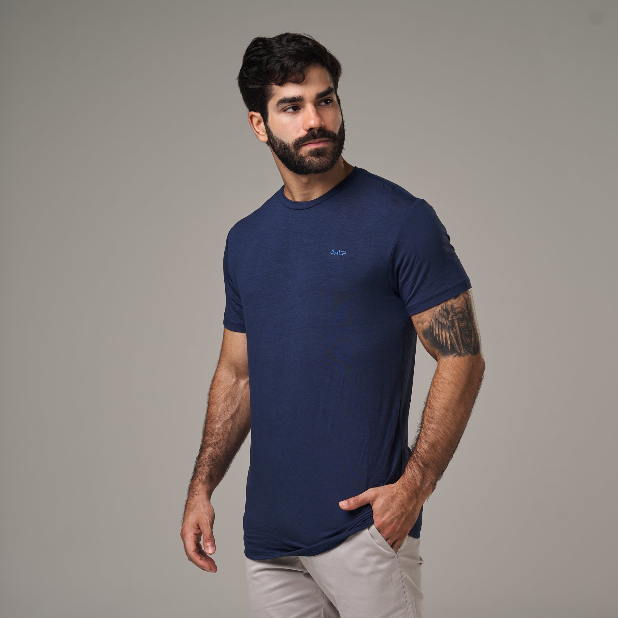 Camiseta Tech New Tenacity Azul Marinho
