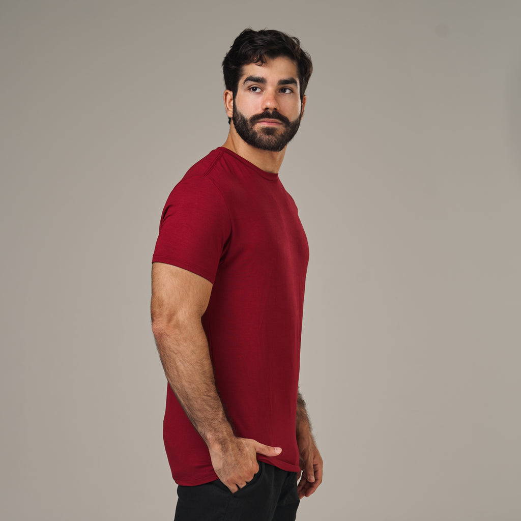 Camiseta Tech New Tenacity Vermelho Carmim