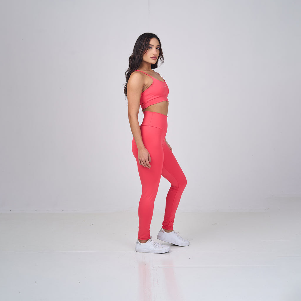 Conjunto Basic Feminino Top e Calça - New Horizon Rosa Chiclete