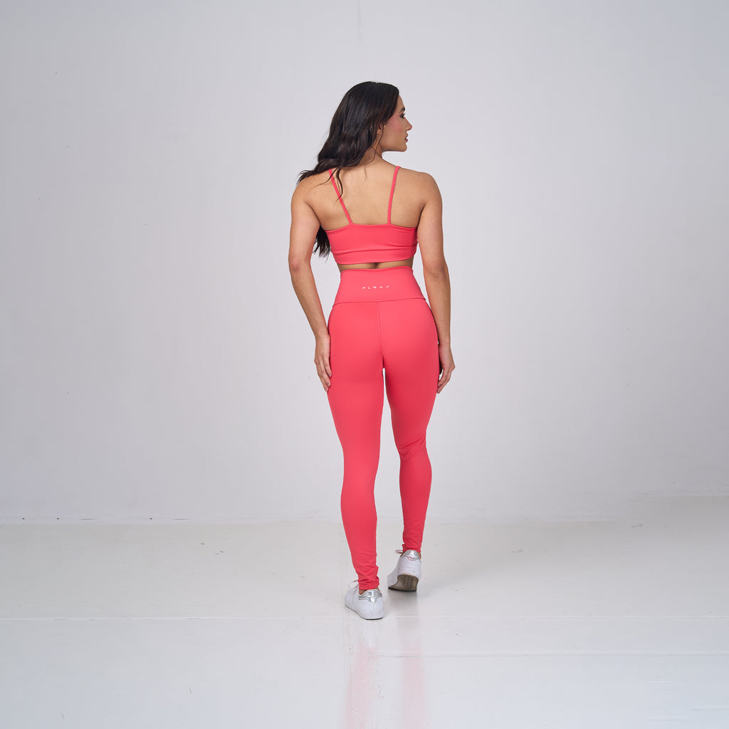 Conjunto Basic Feminino Top e Calça - New Horizon Rosa Chiclete