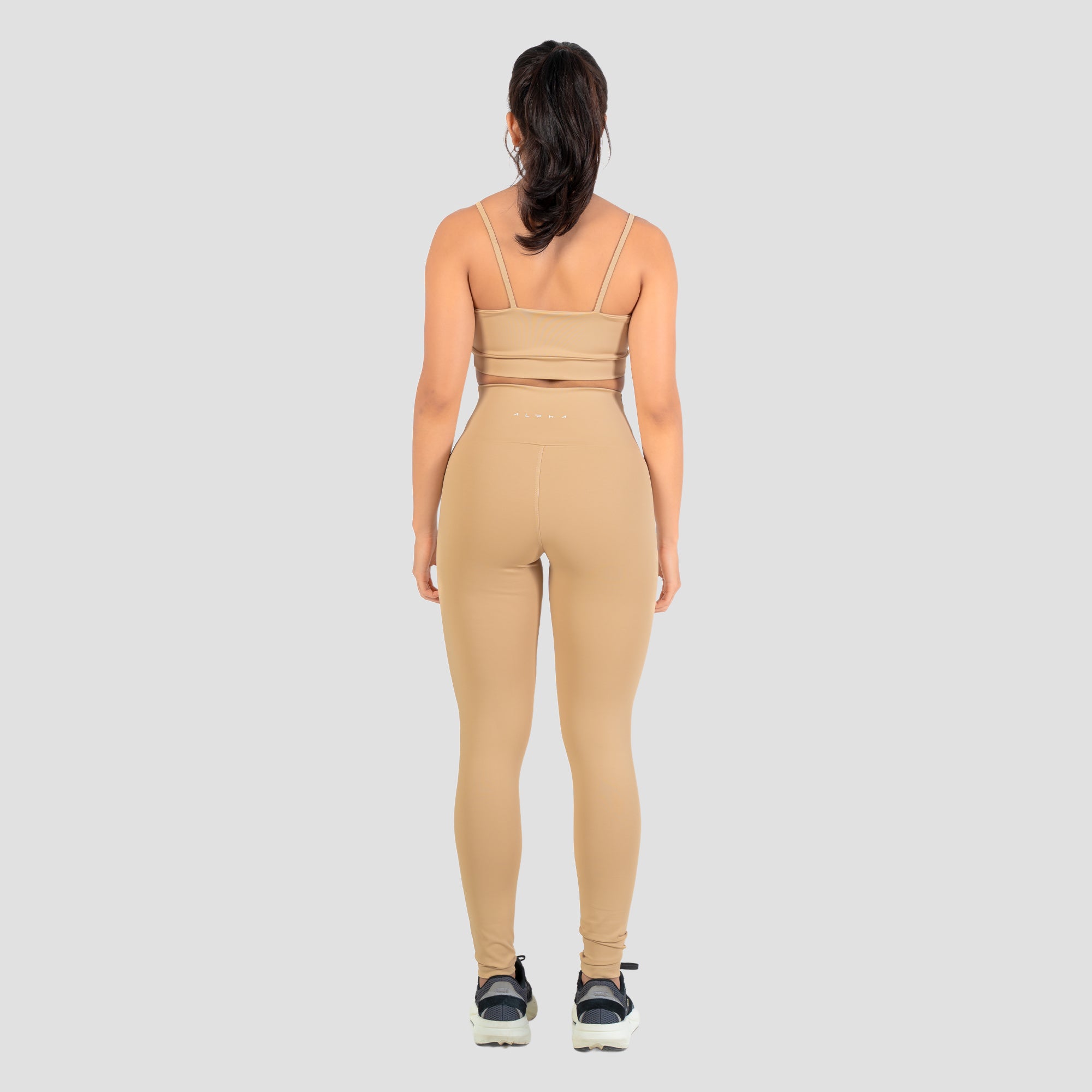 Conjunto Basic Feminino Top e Calça - New Horizon Areia