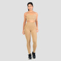 Conjunto Basic Feminino Top e Calça - New Horizon Areia